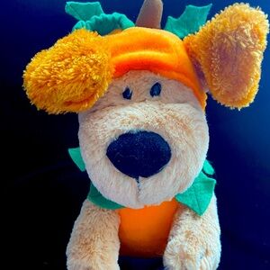 Animated Avon Pumpkin Puppy Dog Plush singing, see video